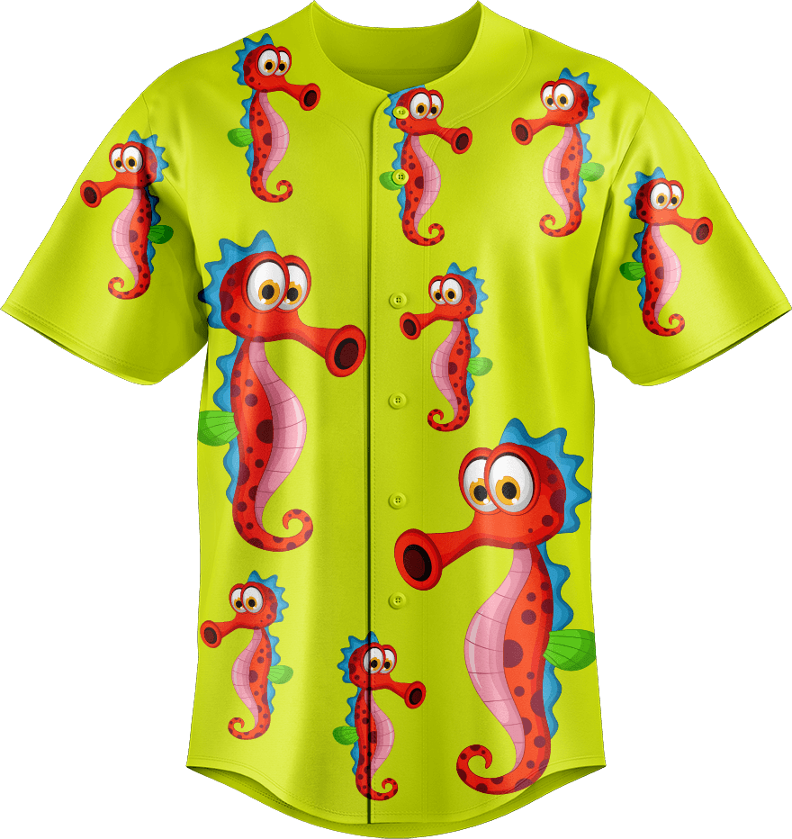 Sassy Seahorse Baseball Jerseys - fungear.com.au