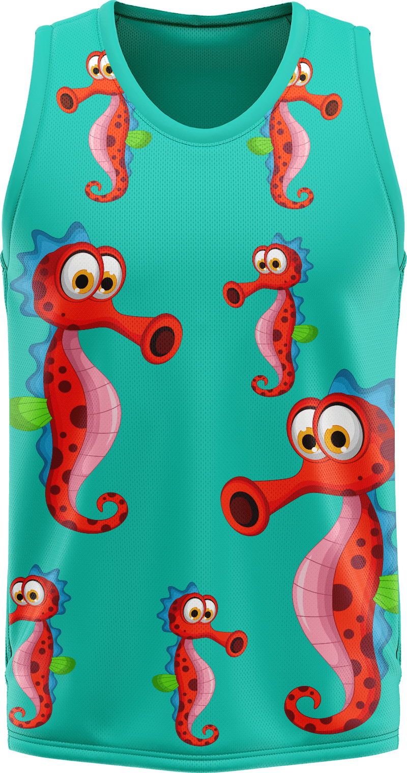 Sassy Seahorse Basketball Jersey