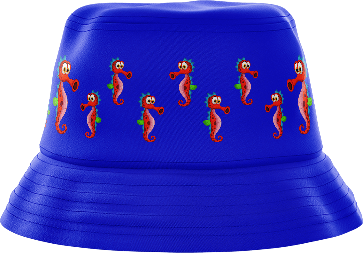 Sassy Seahorse Bucket Hat