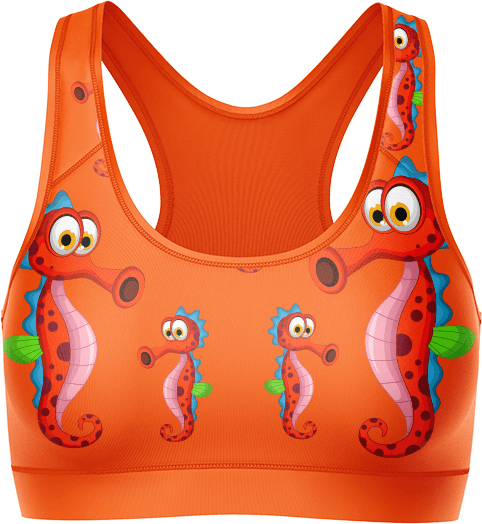 Sassy Seahorse Crop Top - fungear.com.au