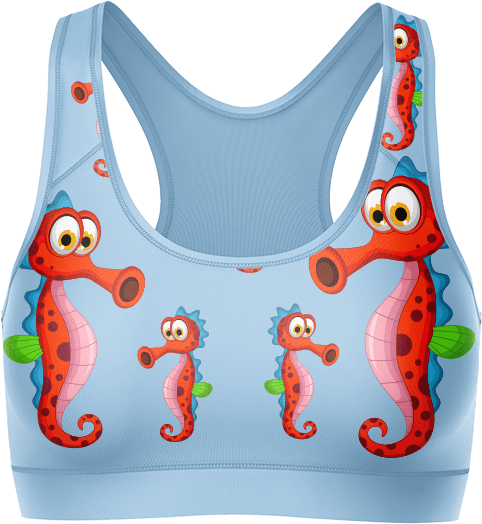 Sassy Seahorse Crop Top - fungear.com.au