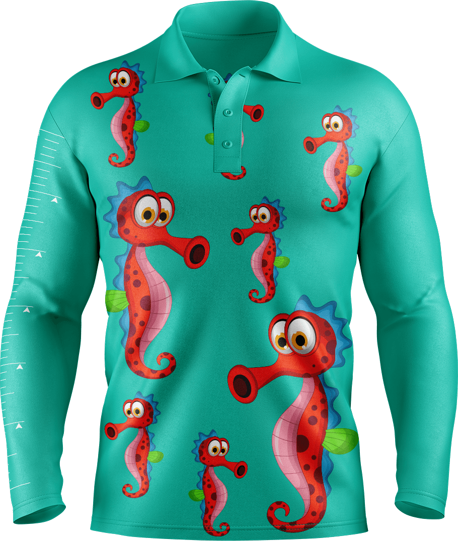 Sassy Seahorse Fishing Shirts - fungear.com.au