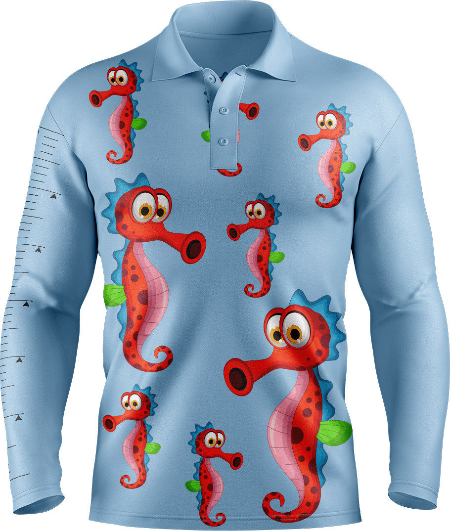 Sassy Seahorse Fishing Shirts - fungear.com.au