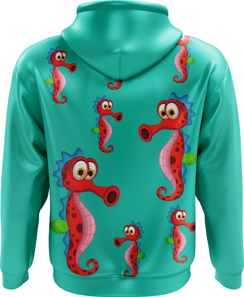 Sassy Seahorse Full Zip Hoodies Jacket - fungear.com.au
