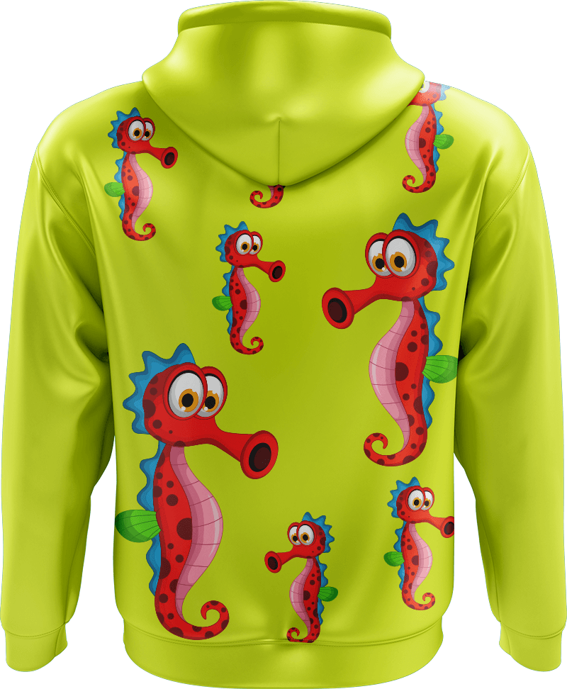 Sassy Seahorse Full Zip Hoodies Jacket - fungear.com.au