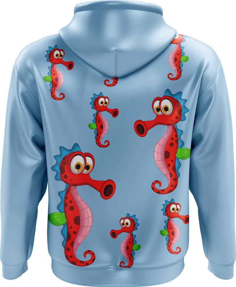 Sassy Seahorse Full Zip Hoodies Jacket - fungear.com.au