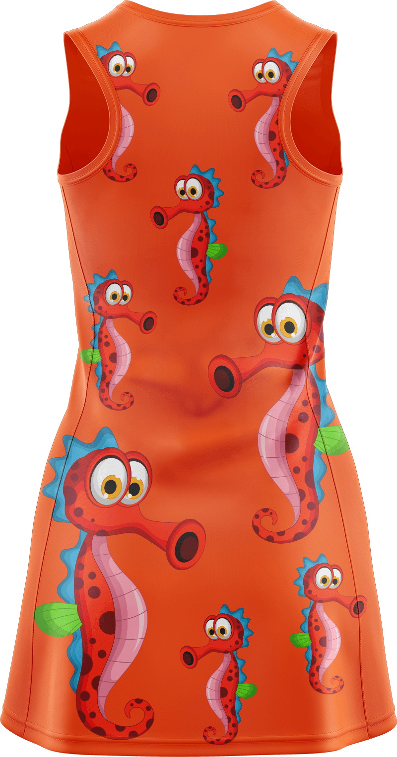 Sassy Seahorse Ladies Mini Dress - fungear.com.au