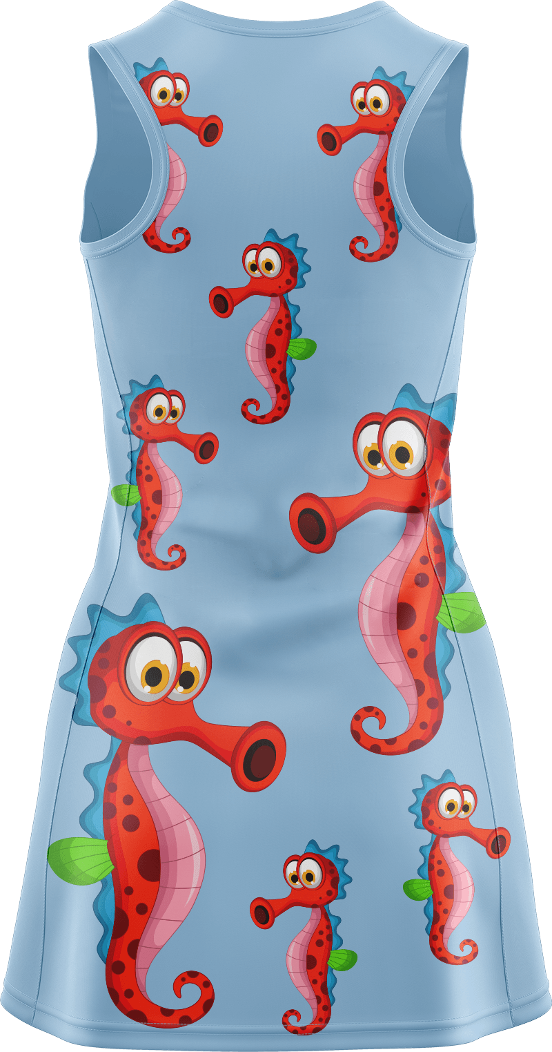 Sassy Seahorse Ladies Mini Dress - fungear.com.au