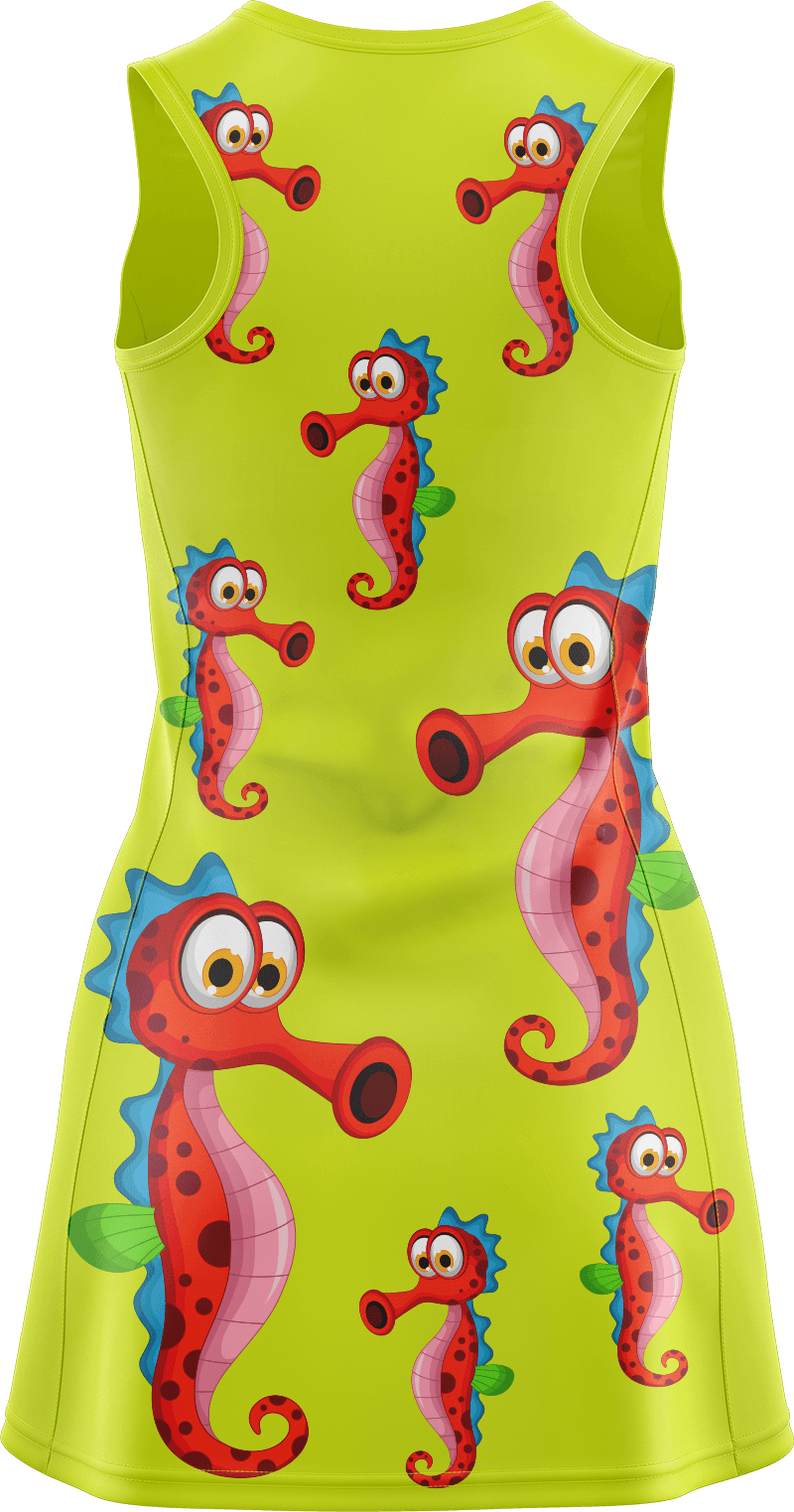 Sassy Seahorse Ladies Mini Dress - fungear.com.au