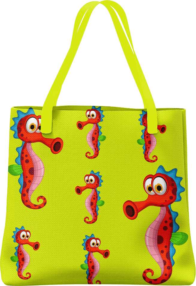 Sassy Seahorse Tote Bag - fungear.com.au