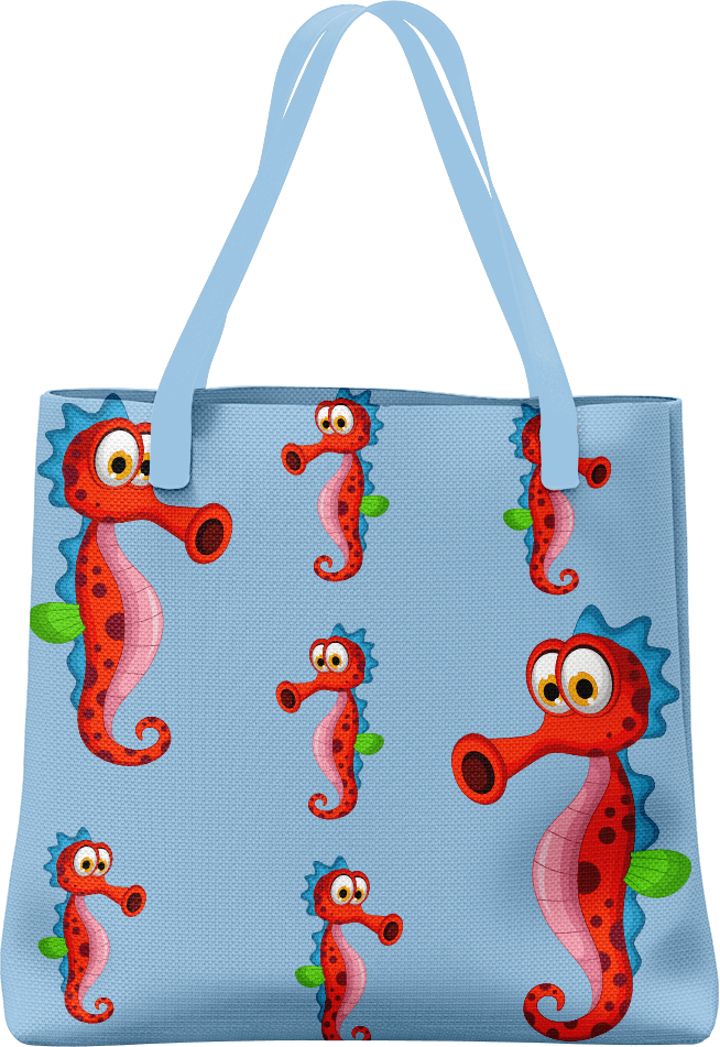 Sassy Seahorse Tote Bag - fungear.com.au