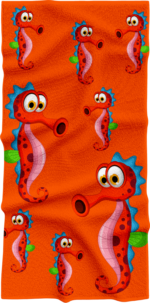 Sassy Seahorse Towels - fungear.com.au