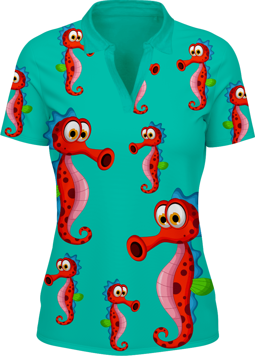 Sassy Seahorse Women's Polo