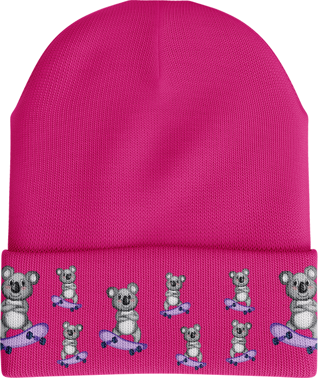 Skater Koala Beanie - fungear.com.au