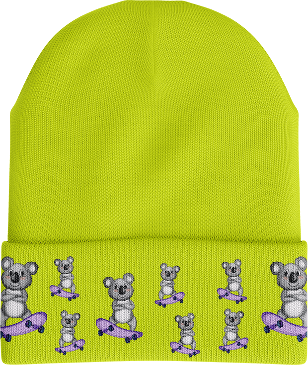 Skater Koala Beanie - fungear.com.au
