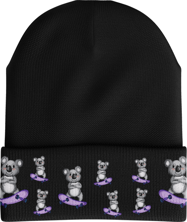 Skater Koala Beanie - fungear.com.au