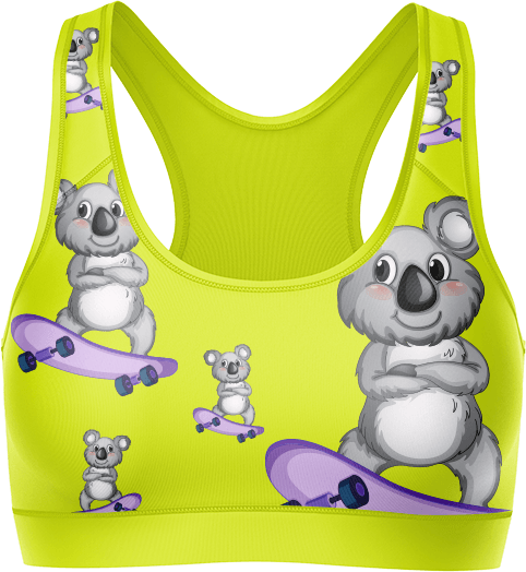 Skater Koala Crop Top - fungear.com.au