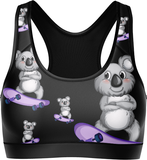 Skater Koala Crop Top - fungear.com.au