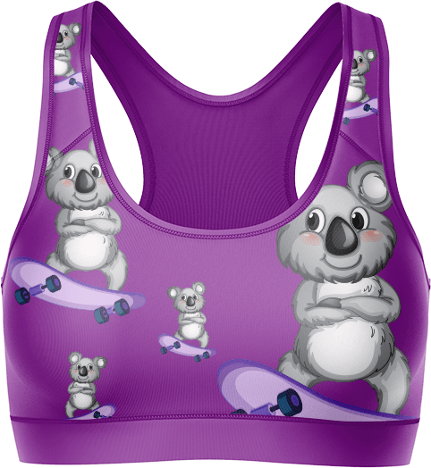 Skater Koala Crop Top - fungear.com.au