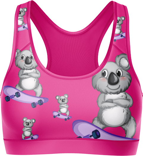 Skater Koala Crop Top - fungear.com.au