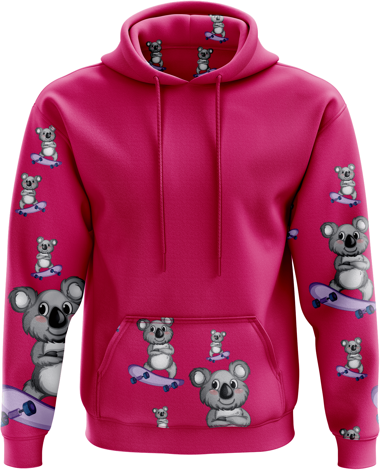 Skater Koala Hoodies - fungear.com.au