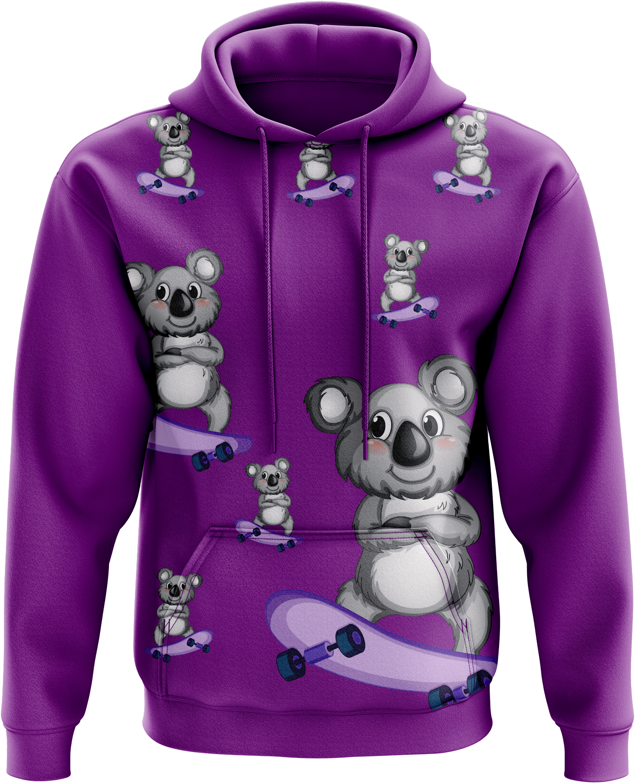Skater Koala Hoodies - fungear.com.au