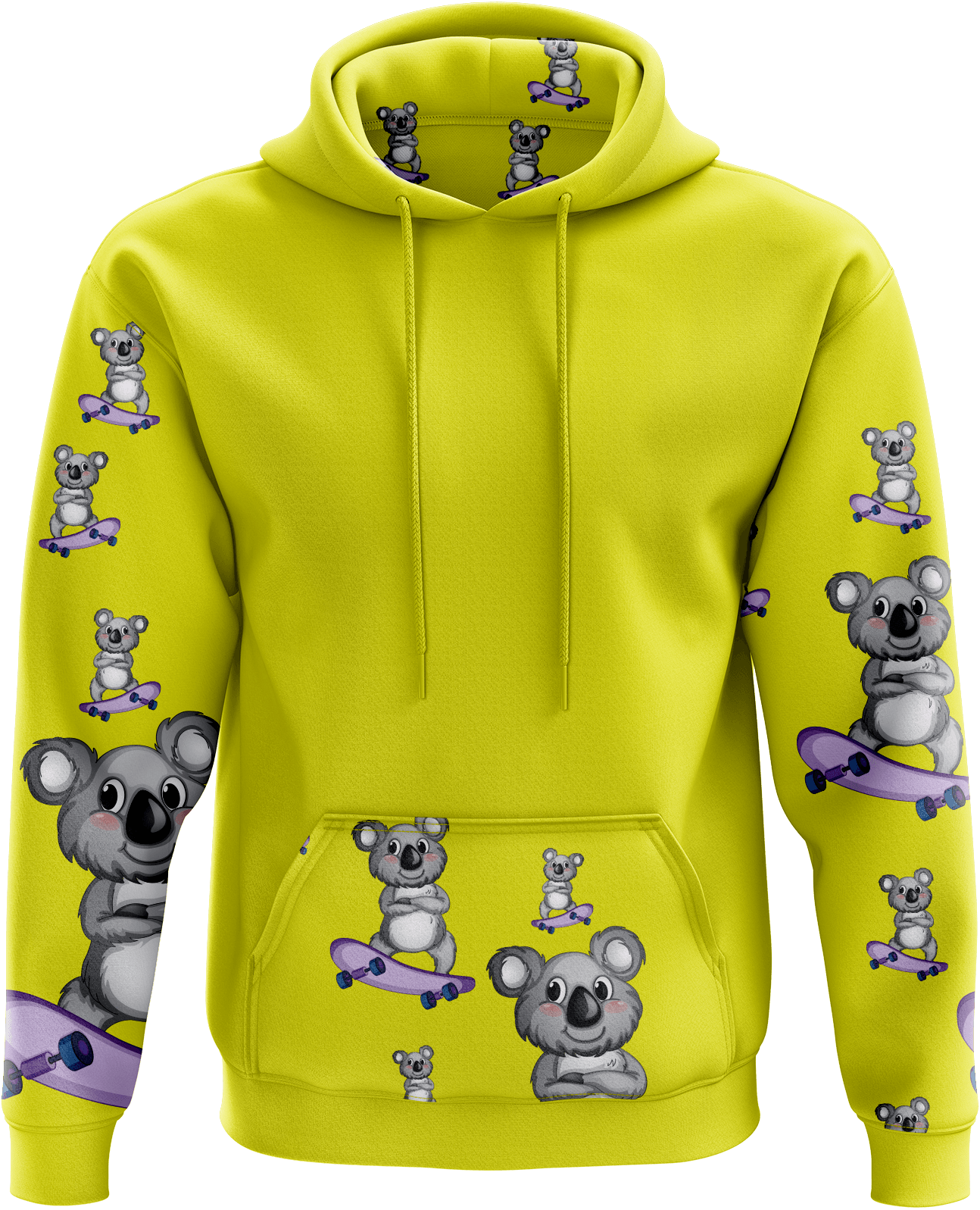 Skater Koala Hoodies - fungear.com.au