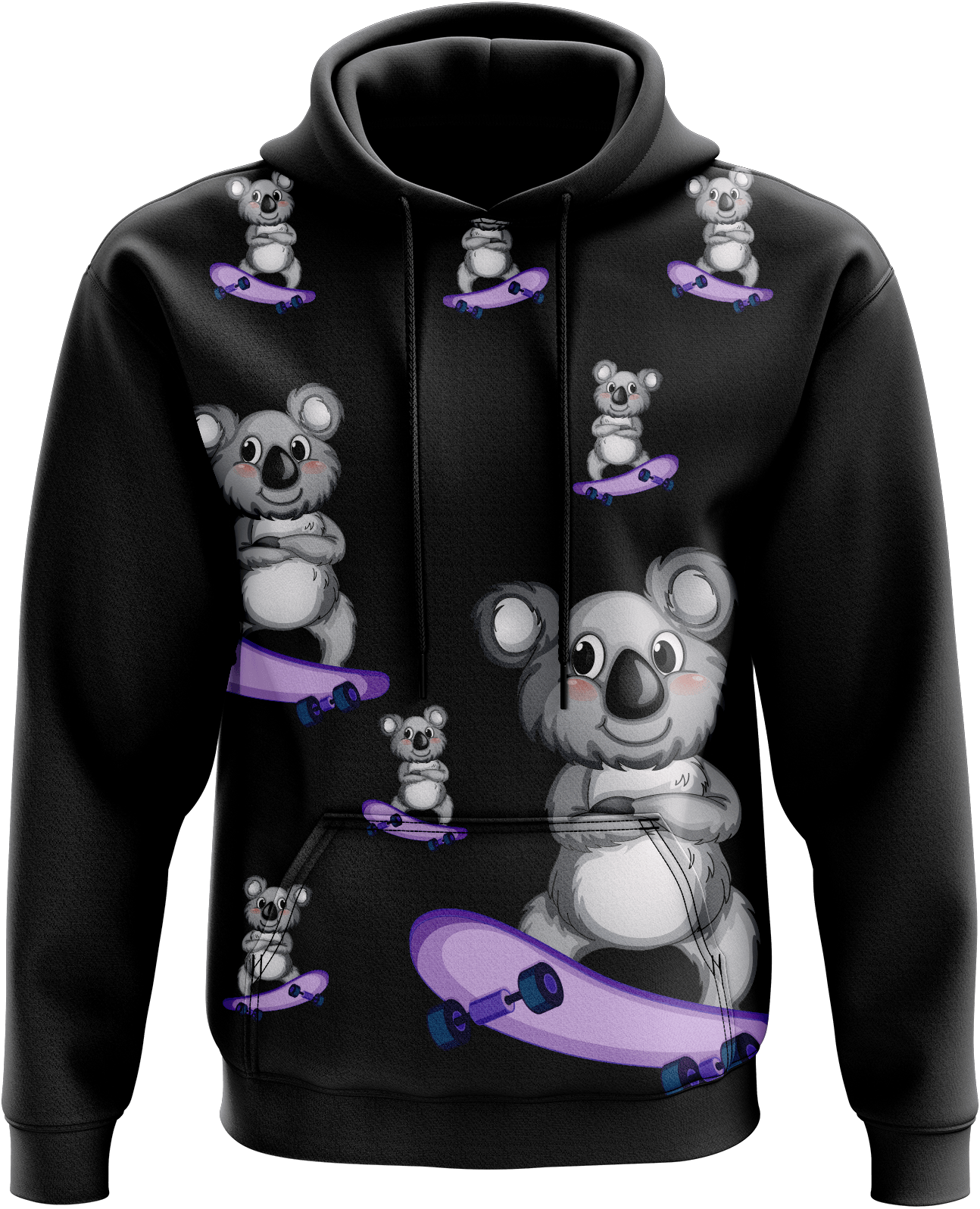 Skater Koala Hoodies - fungear.com.au
