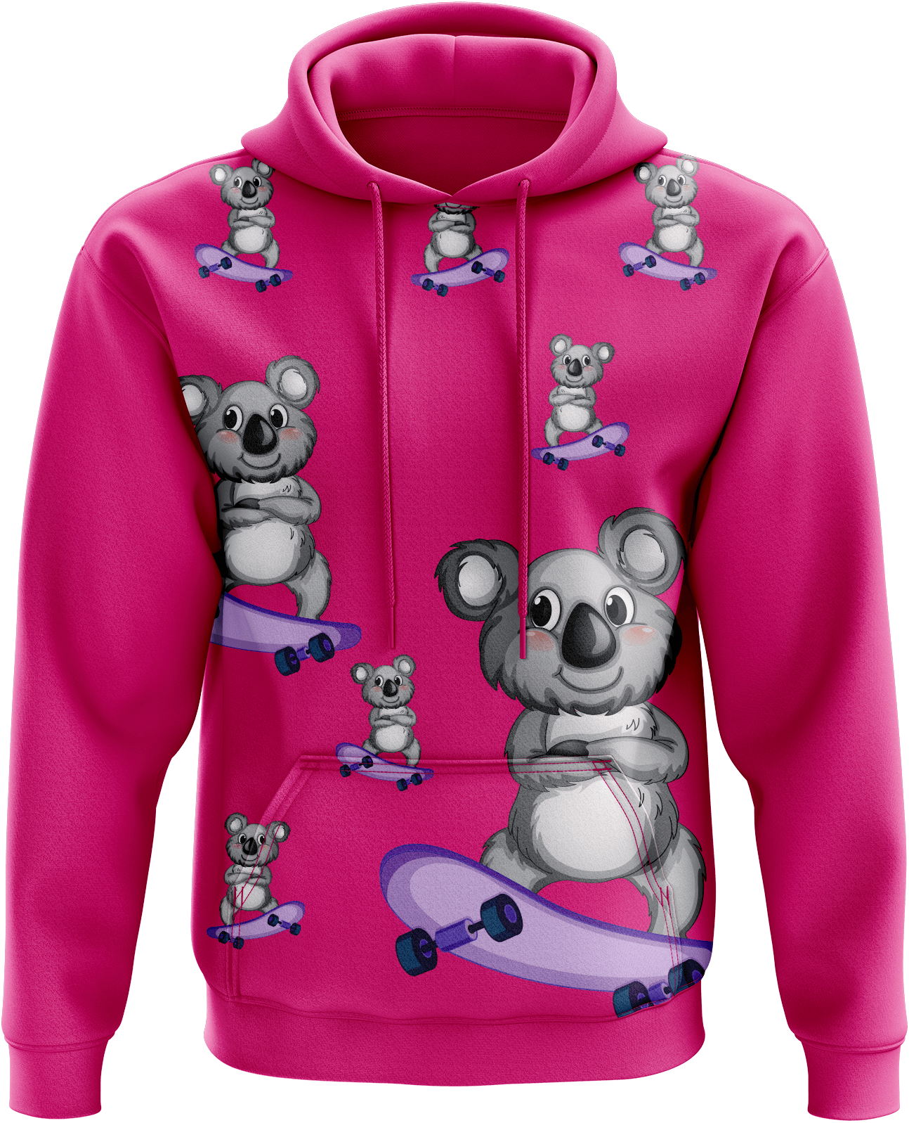Skater Koala Hoodies - fungear.com.au