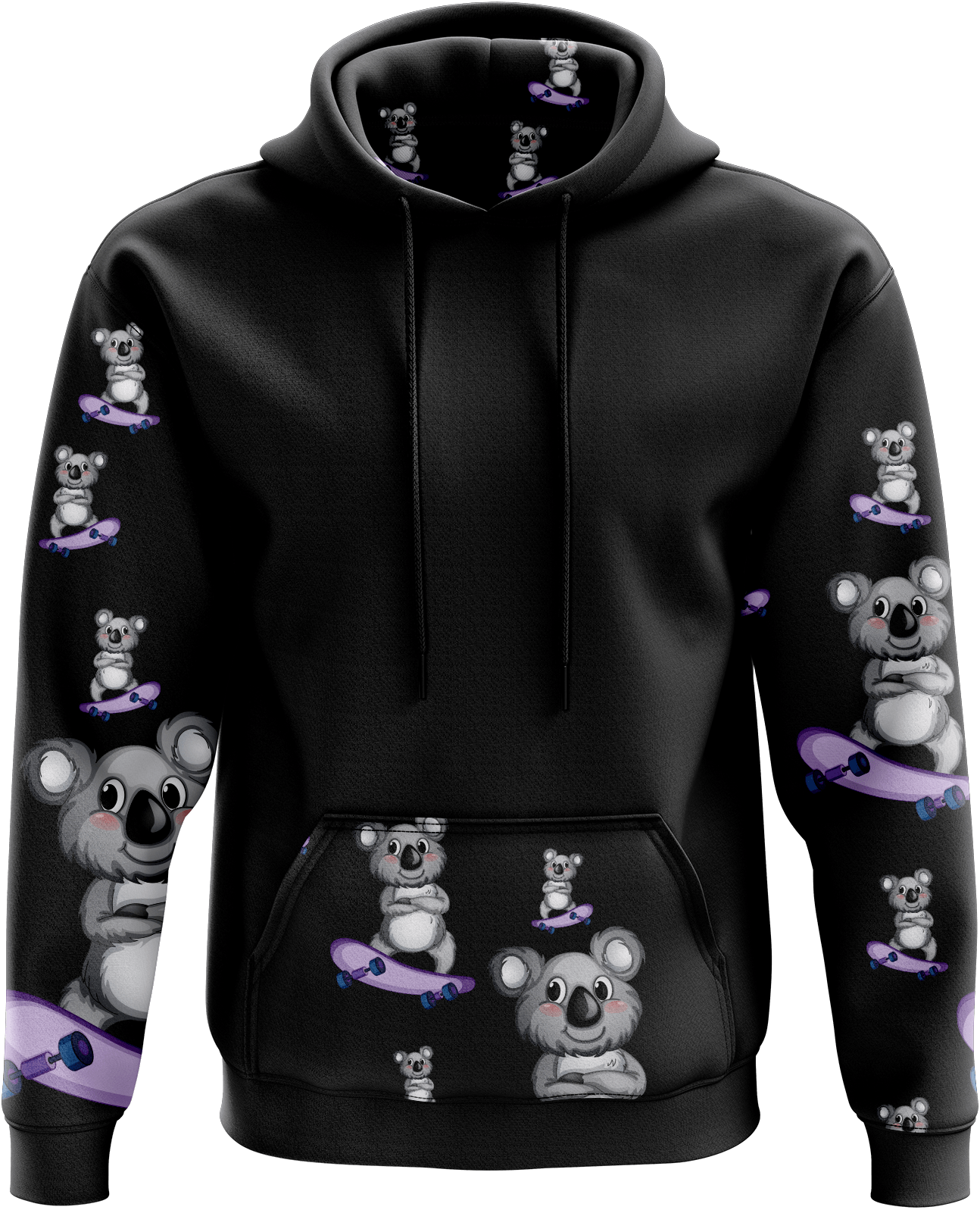 Skater Koala Hoodies - fungear.com.au