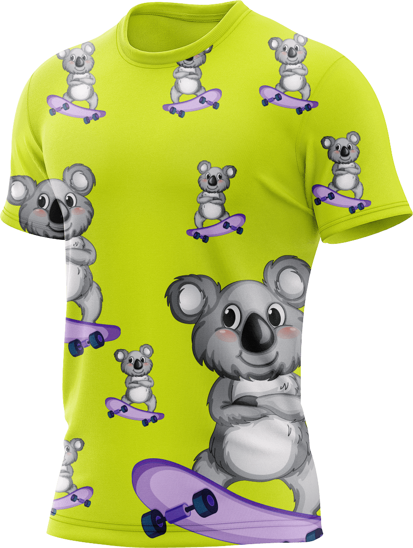 Skater Koala Rash Shirt Short Sleeve