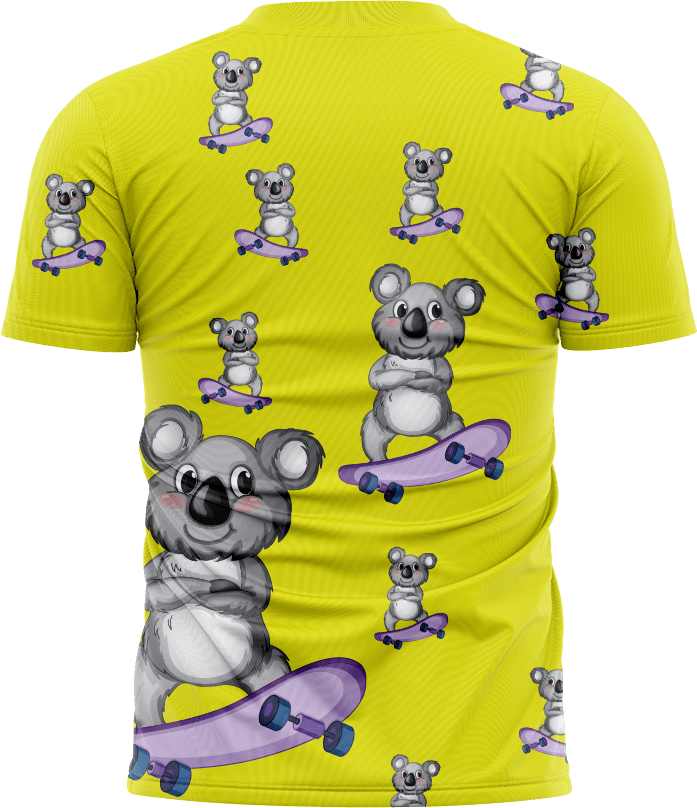 Skater Koala T shirts - fungear.com.au
