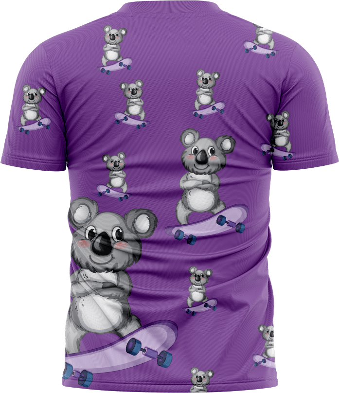 Skater Koala T shirts - fungear.com.au