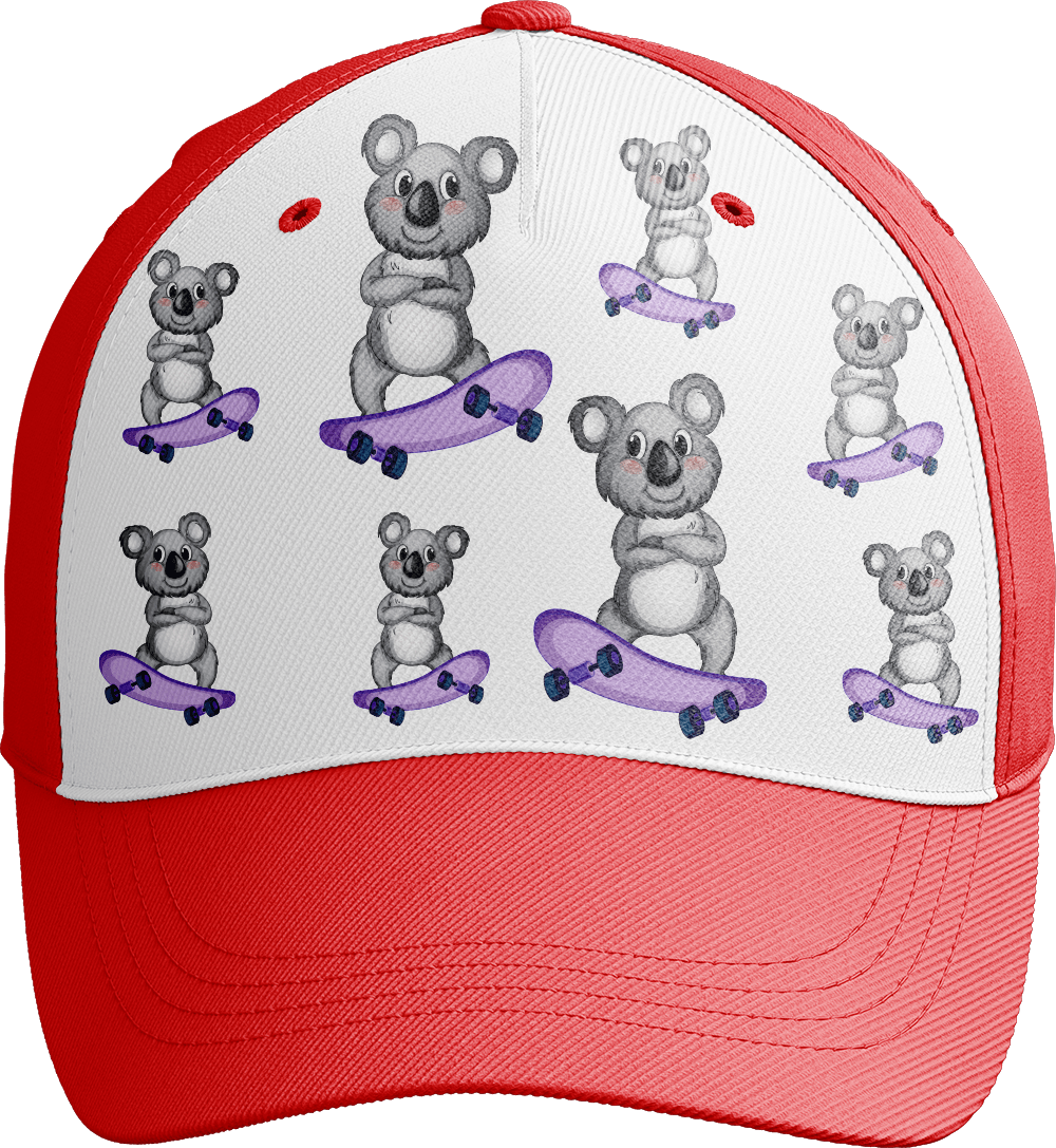 Skater Koala Trucker Cap - fungear.com.au