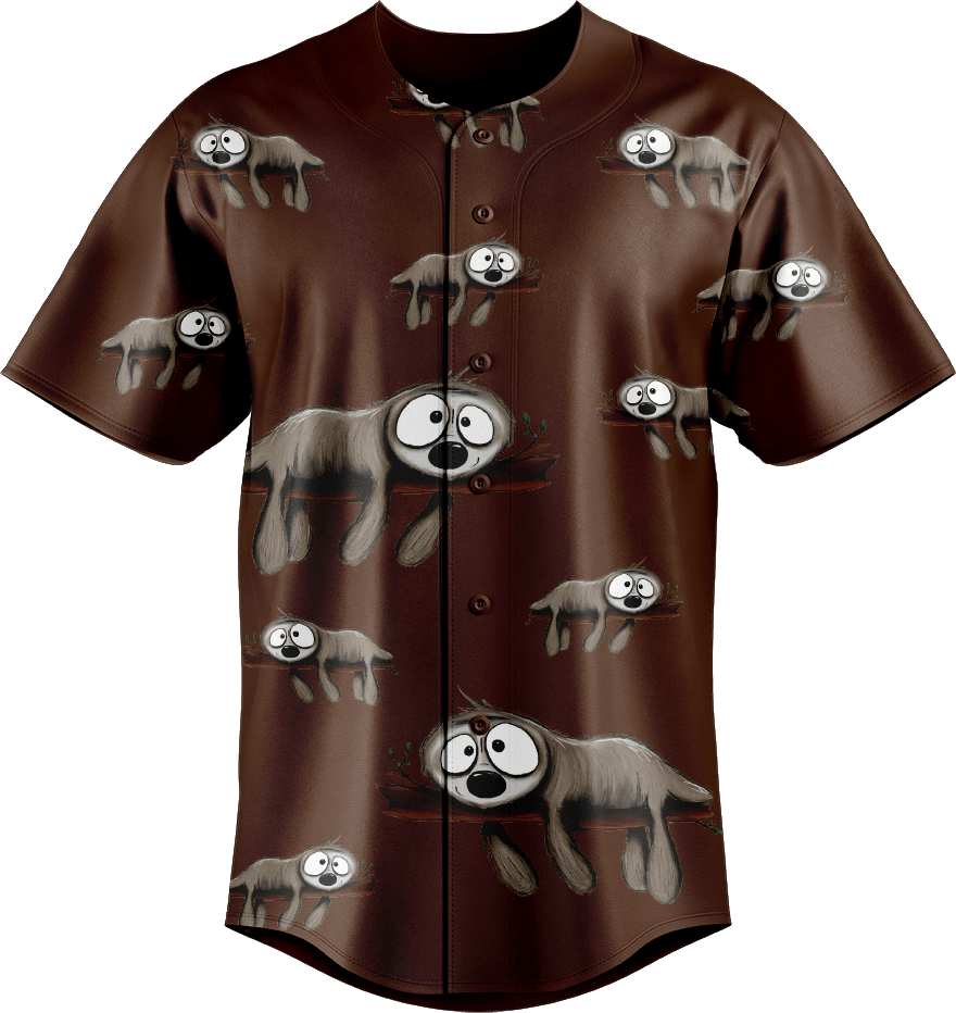 Snoozy Sloth Baseball Jerseys - fungear.com.au