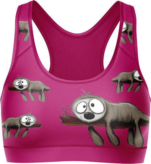 Snoozy Sloth Crop Top - fungear.com.au