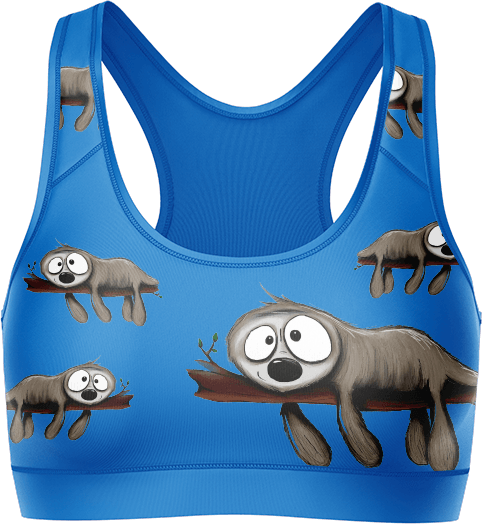 Snoozy Sloth Crop Top - fungear.com.au