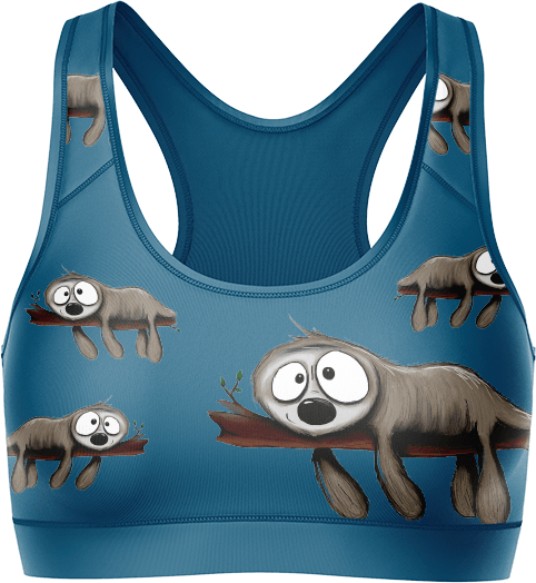 Snoozy Sloth Crop Top - fungear.com.au
