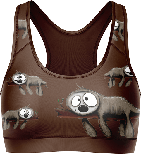 Snoozy Sloth Crop Top - fungear.com.au