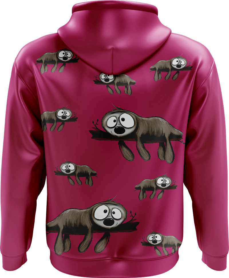 Snoozy Sloth Full Zip Hoodies Jacket - fungear.com.au