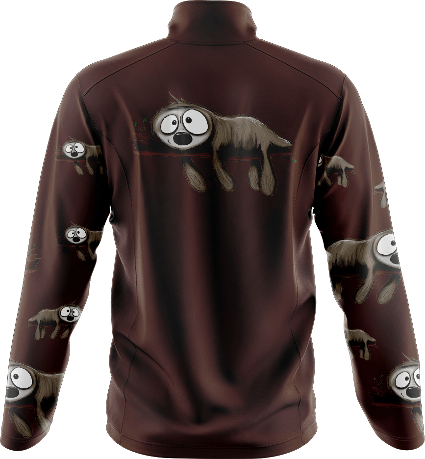 Snoozy Sloth Full Zip Track Jacket - fungear.com.au
