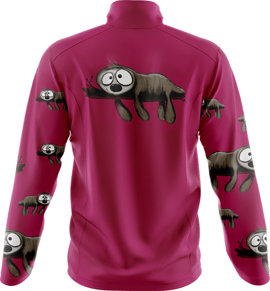 Snoozy Sloth Full Zip Track Jacket - fungear.com.au