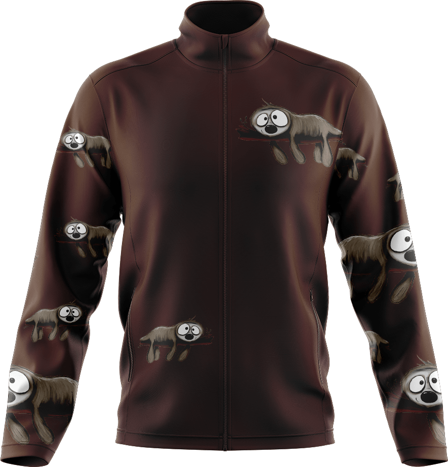 Snoozy Sloth Full Zip Track Jacket - fungear.com.au