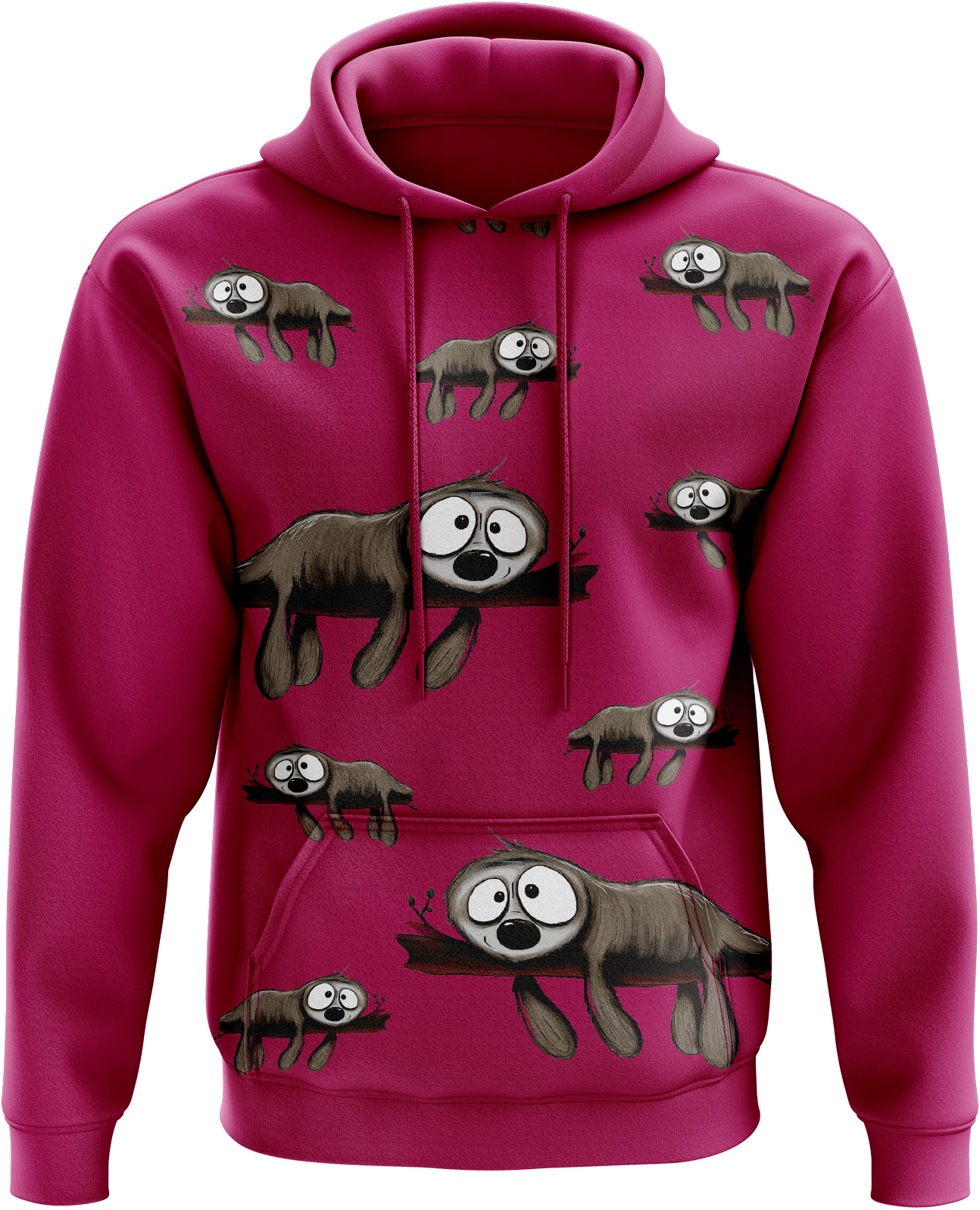 Snoozy Sloth Hoodies - fungear.com.au