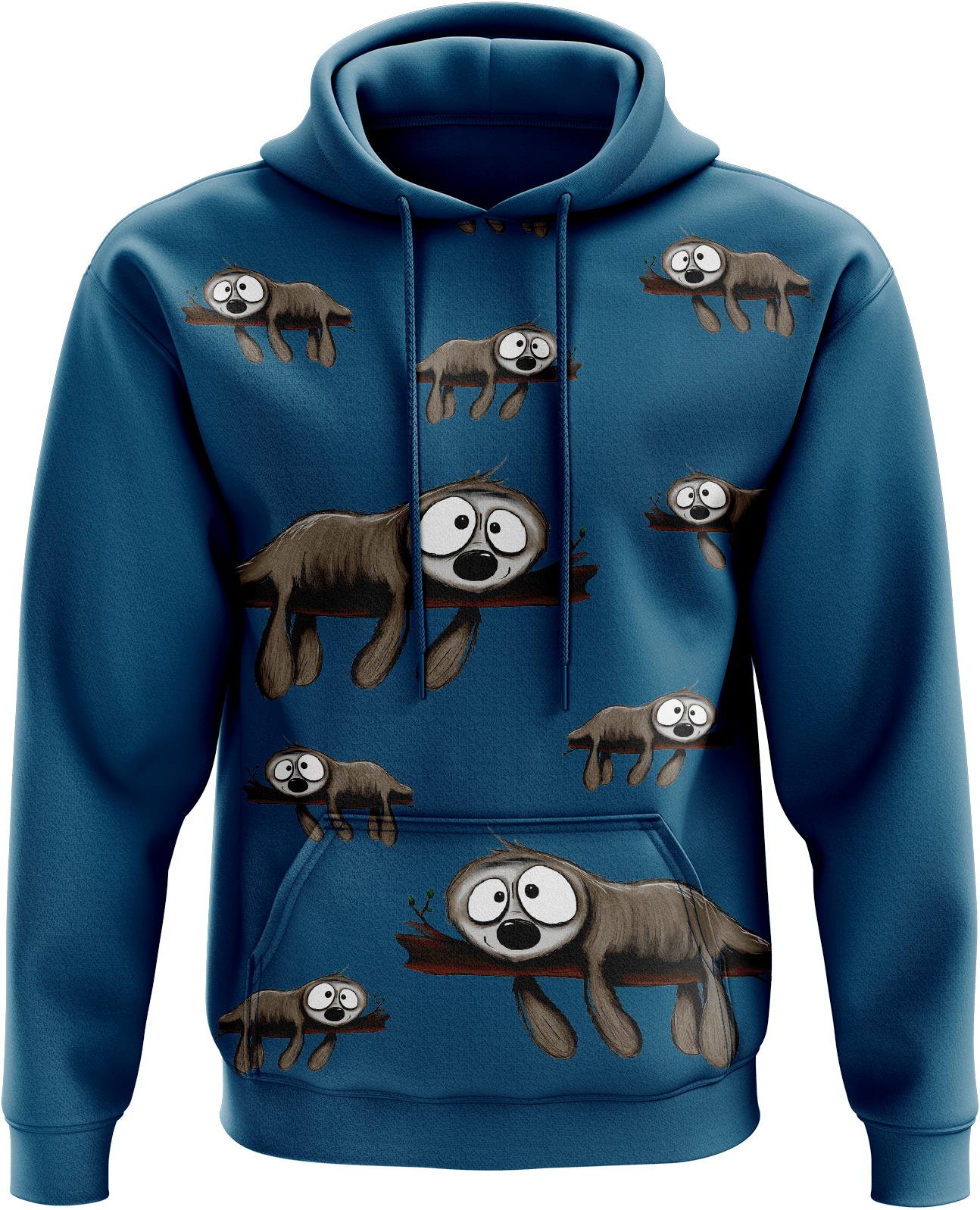 Snoozy Sloth Hoodies - fungear.com.au