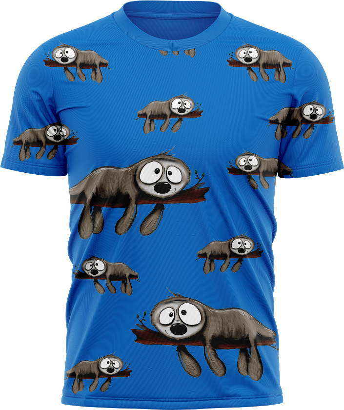 Snoozy Sloth T shirts - fungear.com.au