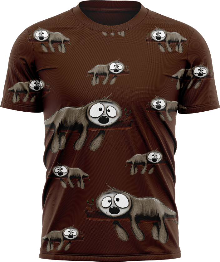 Snoozy Sloth T shirts - fungear.com.au