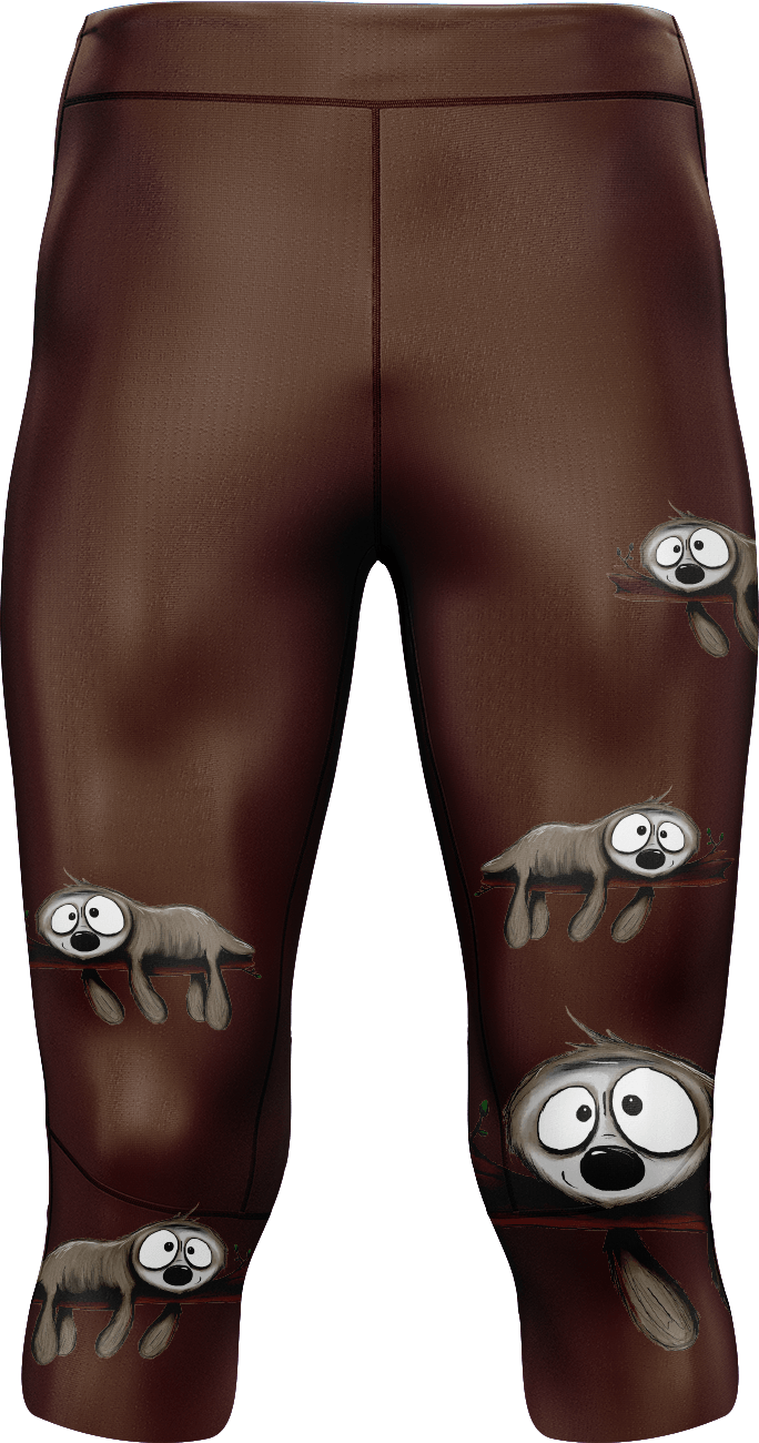 Snoozy Sloth Tights 3/4 or full length