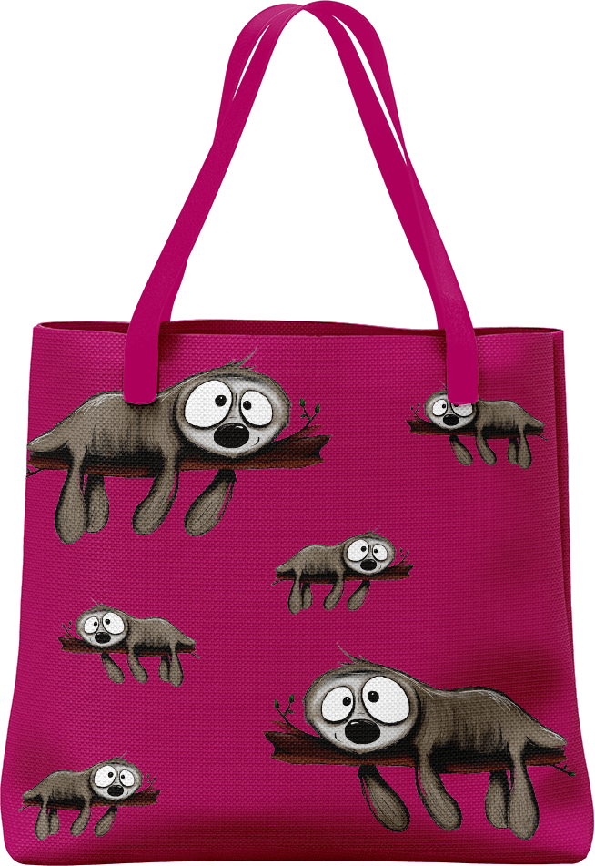 Snoozy Sloth Tote Bag - fungear.com.au