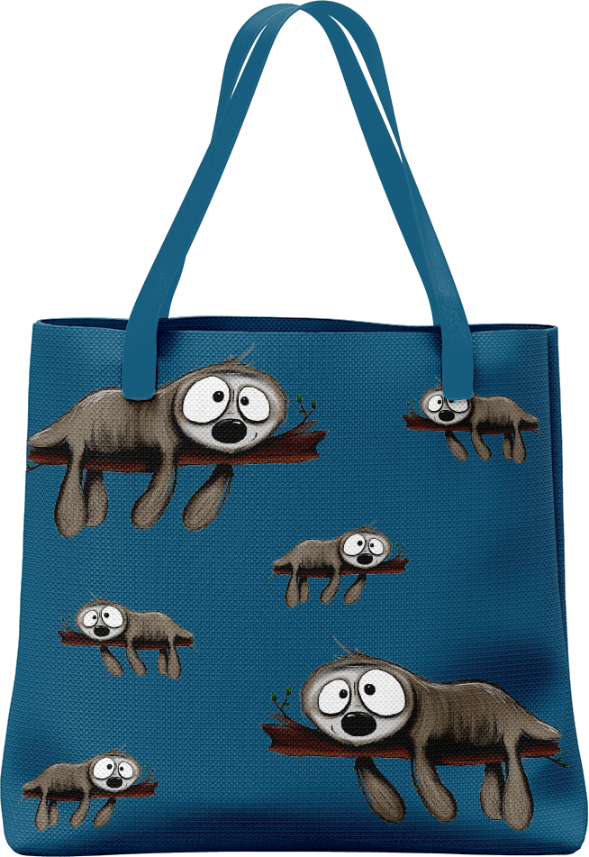 Snoozy Sloth Tote Bag - fungear.com.au